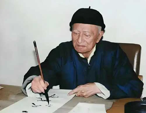 林散之老师的照片，单击鼠标查看大图！